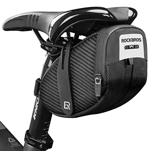 0.75L Strap-On Saddle Bag – Slim Wedge-Shaped Cycling Pack For Essentials 1