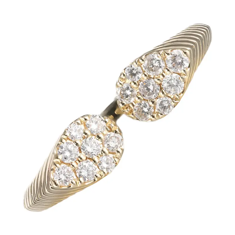 1/4 Carat Diamond Fashion Ring In 14K Yellow Gold 1