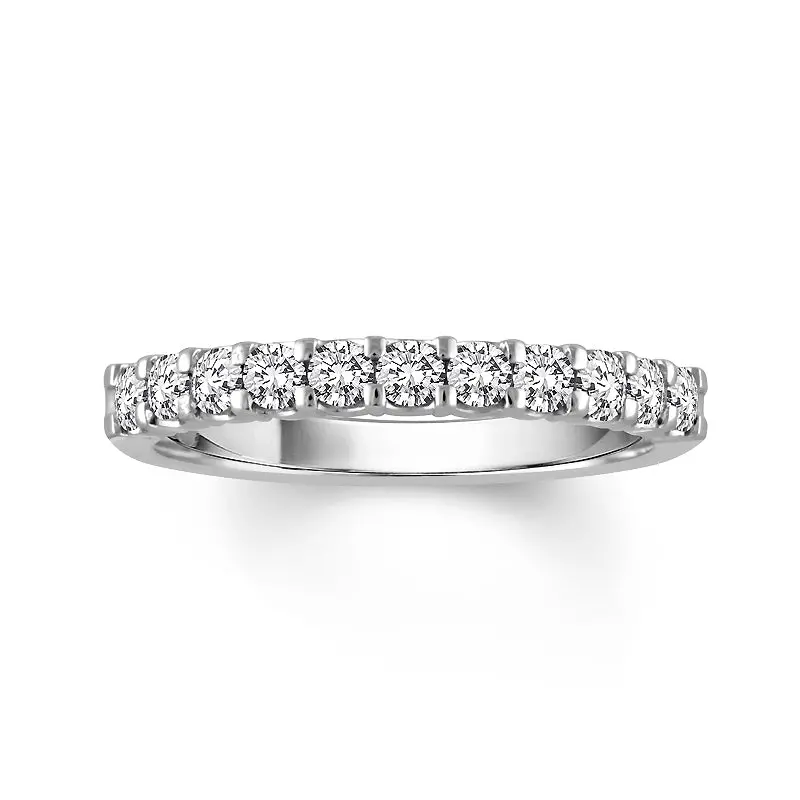 14K White Gold Diamond Wedding Band – 1.00 Carat Total Weight 1
