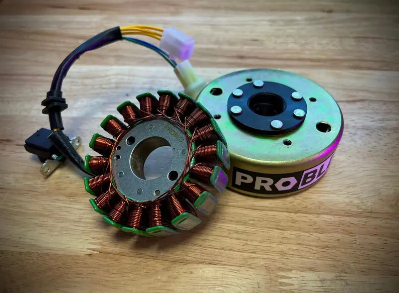 18-Pole Stator & Magneto Assembly For Gy6 (Qmj157) And Honda Ruckus 1