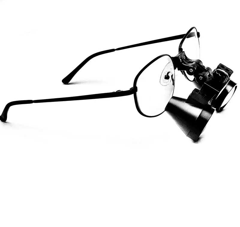 2.3X Waterproof Loupe For Lightweight Titanium Safety Frames 1