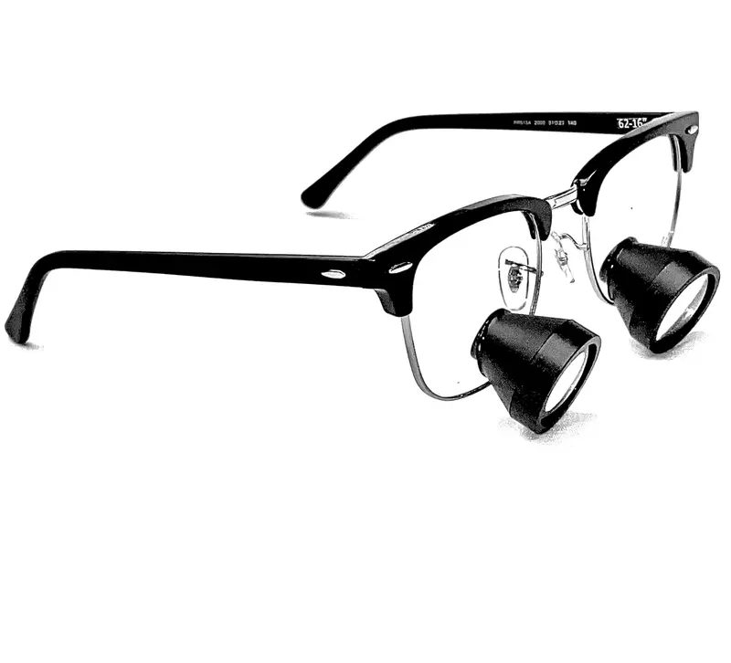 2.5X Expanded Field Ttl Loupe For Ray-Ban Clubmaster Eyewear 1