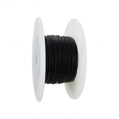 20 Awg Black Ul1007 Stranded Hook-Up Wire – 100 Ft Spool 1