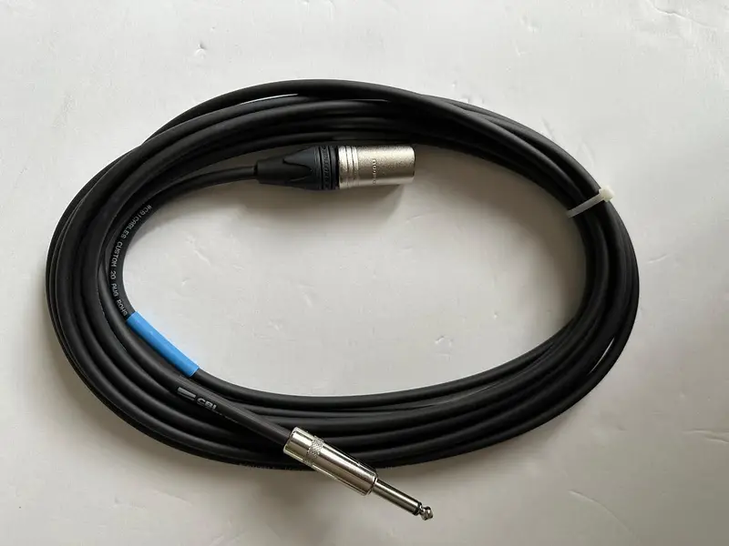 20-Foot 1/4" Male To Xlr Male Harmonica Microphone Cable – Compatible With Shaker Mics 1