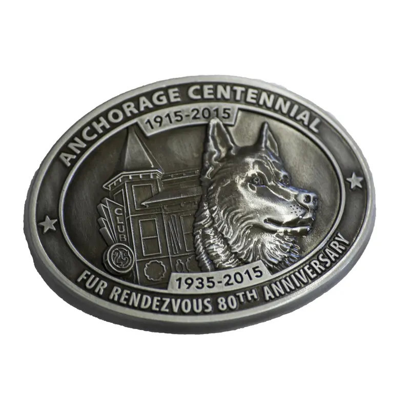 2015 Artisan Pewter Belt Buckle 1