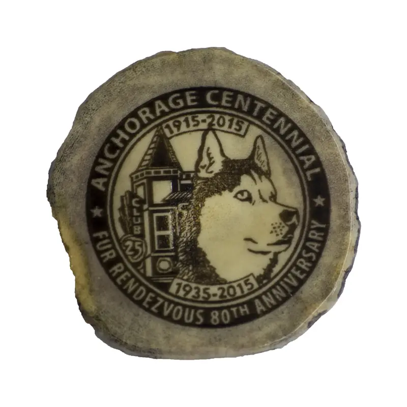 2015 Moose Antler-Inspired Pin 1