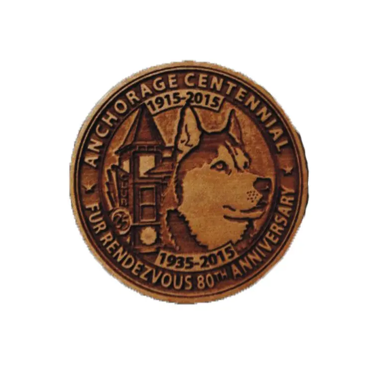 2015 Natural Wooden Collector Pin 1
