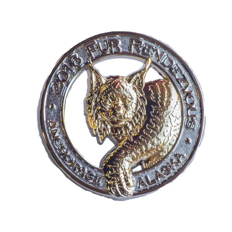 2016 Dual-Tone Gold And Silver Commemorative Pin 1