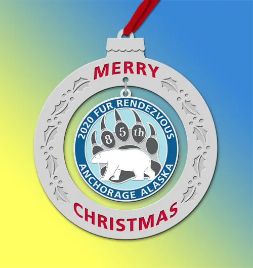 2020 Holiday Ornament – Retro-Style Rondy Keepsake 1