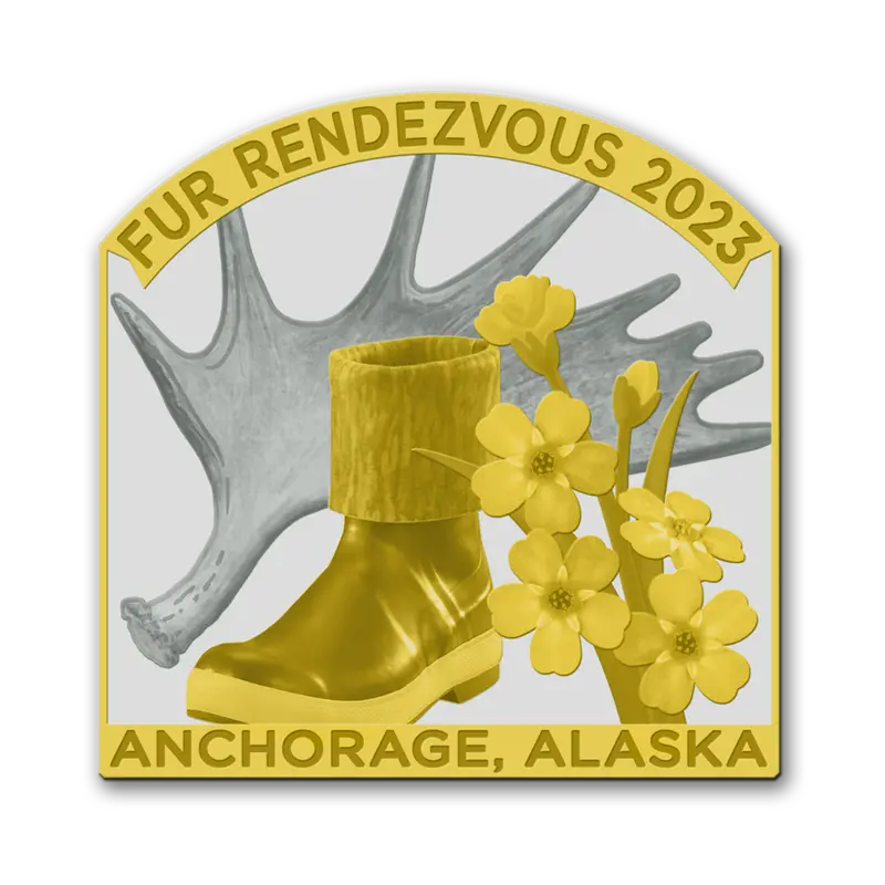 2023 Gold-And-Silver Finish Collector Pin 1