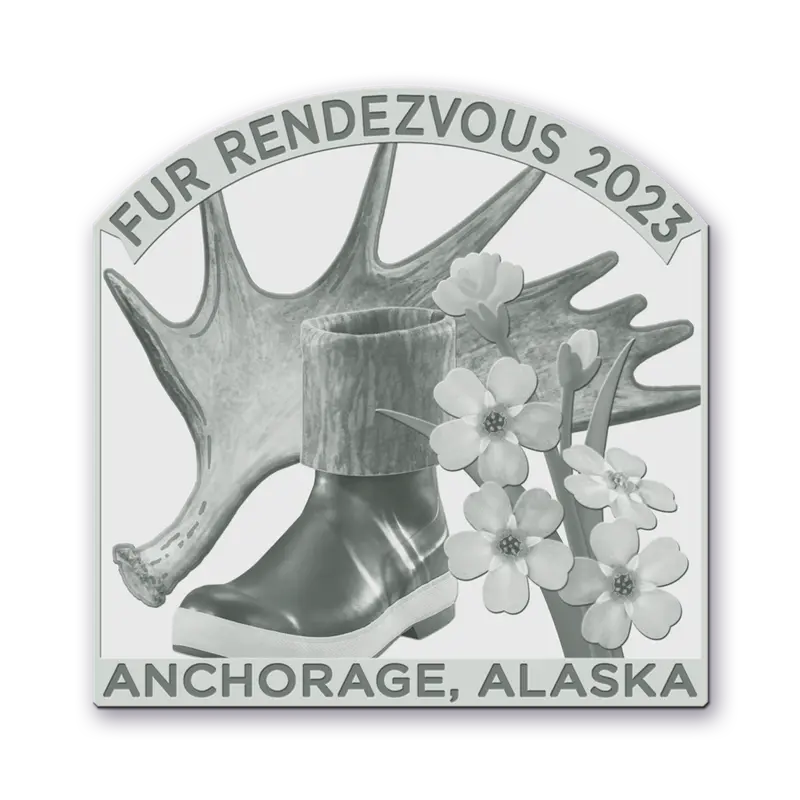 2023 Pewter Collector Pin – Detailed Relief Design 1