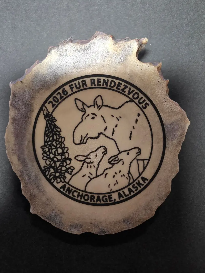 2026 Moose Antler Collector Pin 1