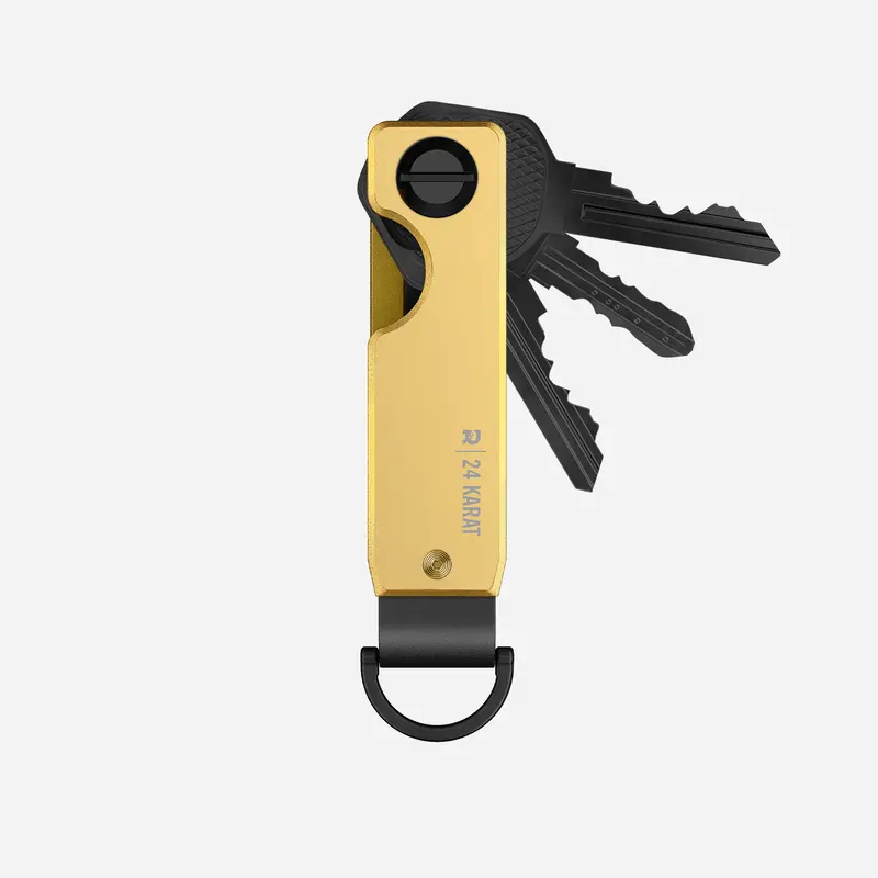 24K Gold Keycase – Premium Gilded Titanium Key Organizer 1