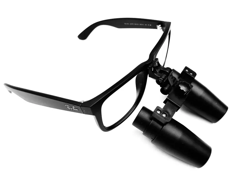 4.0X Flip-Up Loupe For Ray-Ban Justin Frames 1