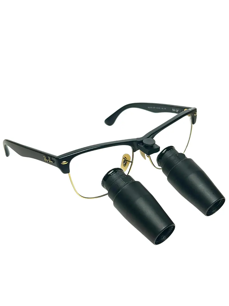 4.5X Expanded-Field Ttl Loupe Mounted On Ray-Ban X Frame 1