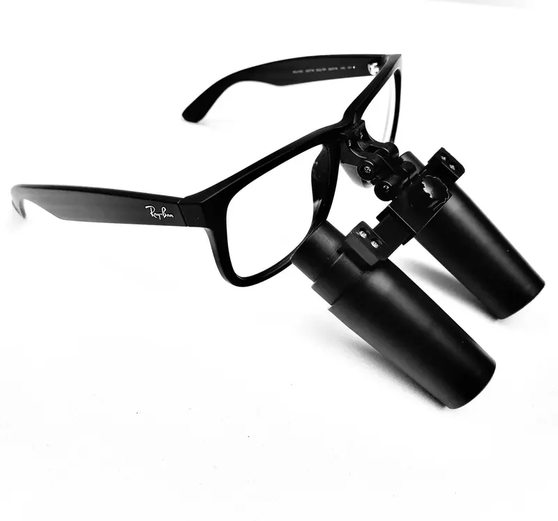 6.0X Flip-Up Loupe For Ray-Ban Justin Frames 1