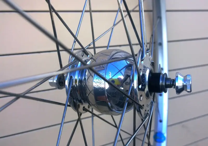 650B Wheelset – 36-Hole Shimano Dh-3N72 Dynamo Hub + Velocity Dyad/Aeroheat Rim 1