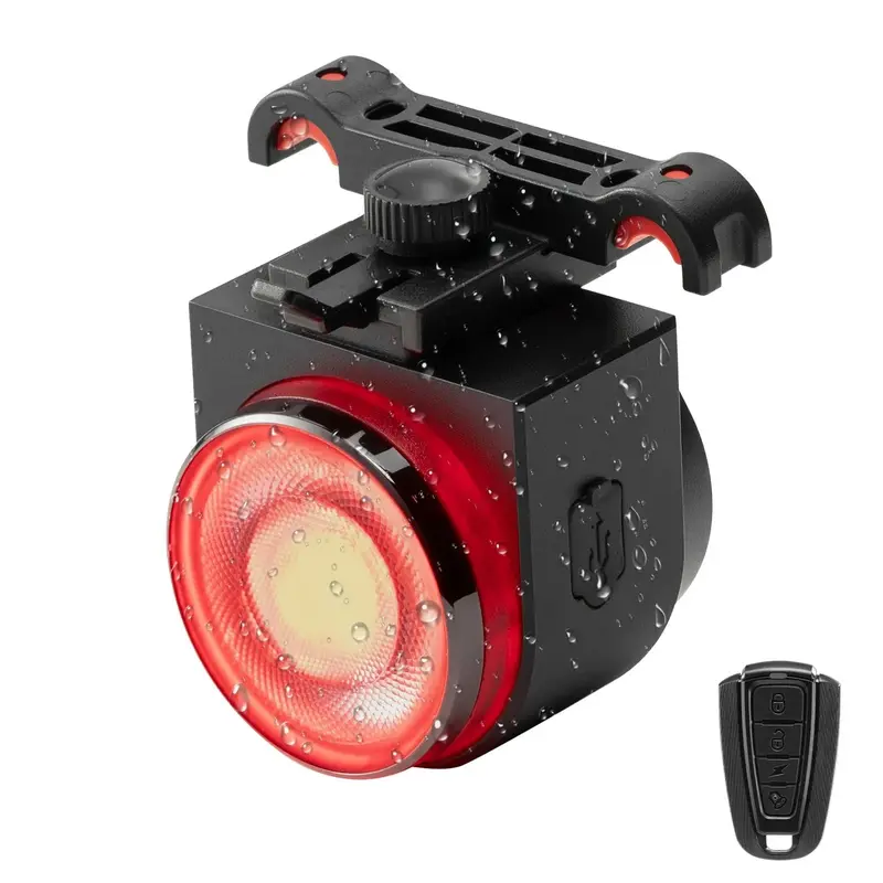 A8Pro Usb-C Rechargeable Tail Light With Remote & 115Db Horn 1