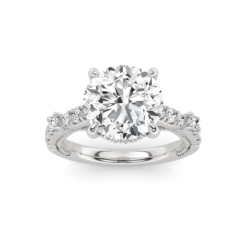 Above Love Star Lab-Grown Diamond Engagement Ring – 3.5 Cttw, White Gold (Alternate Listing) 1