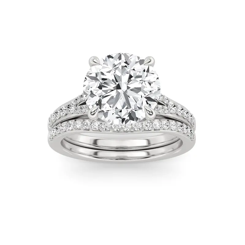 Above Love Star Lab-Grown Diamond Wedding Set – 3.0 Cttw, White Gold 1