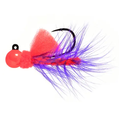 Aerojig Hackle Jig Lures – 1/4 Oz Premium Fly-Style Design 6