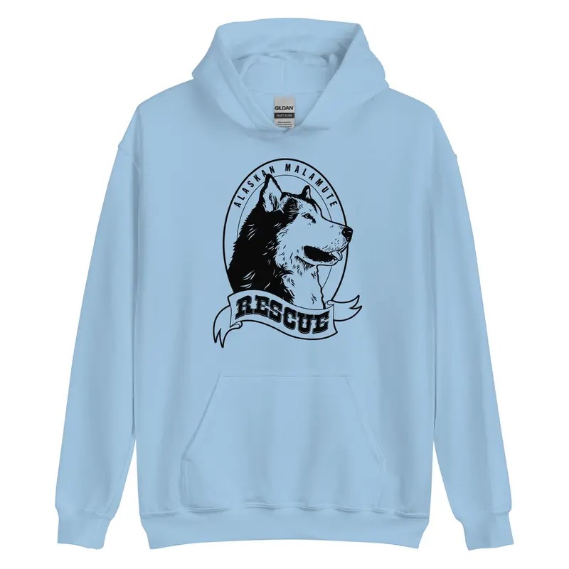Alaskan Malamute Rescue Pullover Hoodie – Warmth For A Worthy Cause 1