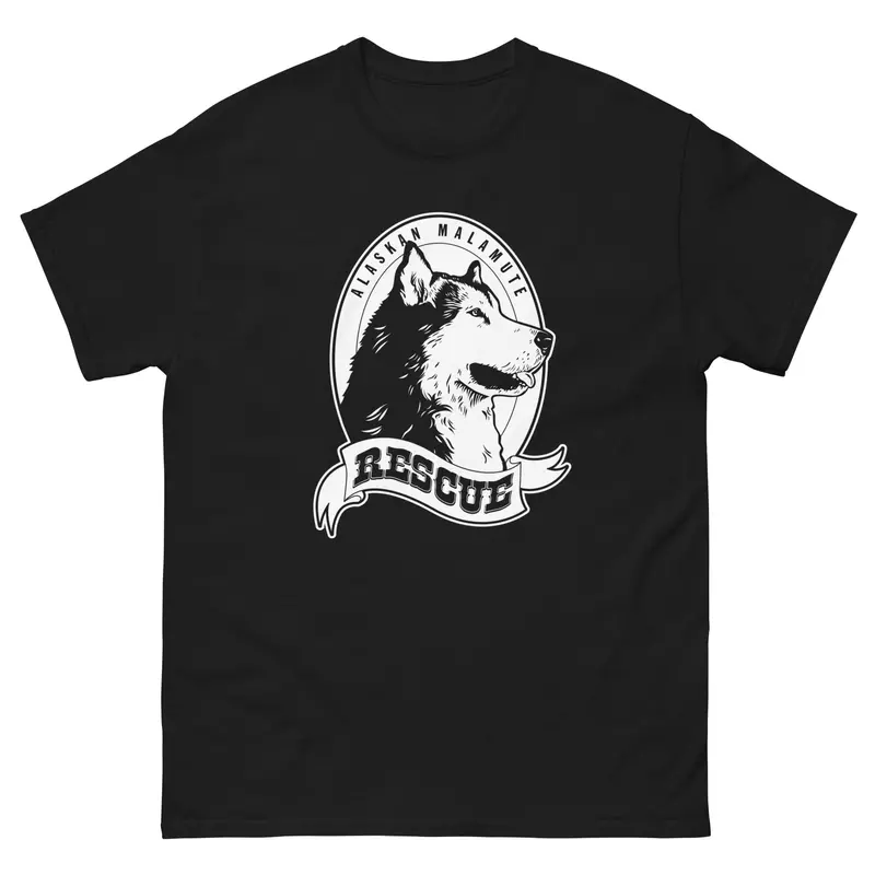 Alaskan Malamute Rescue Unisex T-Shirt – Breed-Specific Awareness Tee 1
