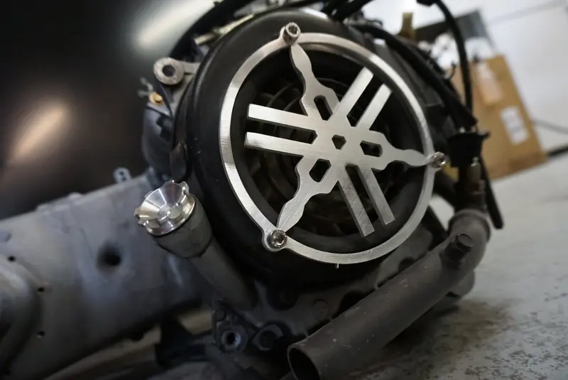 Aluminum Fan Cover For Zuma 125 & Bws 125 Scooters 1