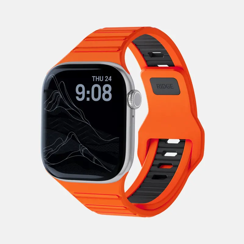 Basecamp Orange Everyday Watch Strap – Fits Apple Watch 41Mm & 42Mm 1