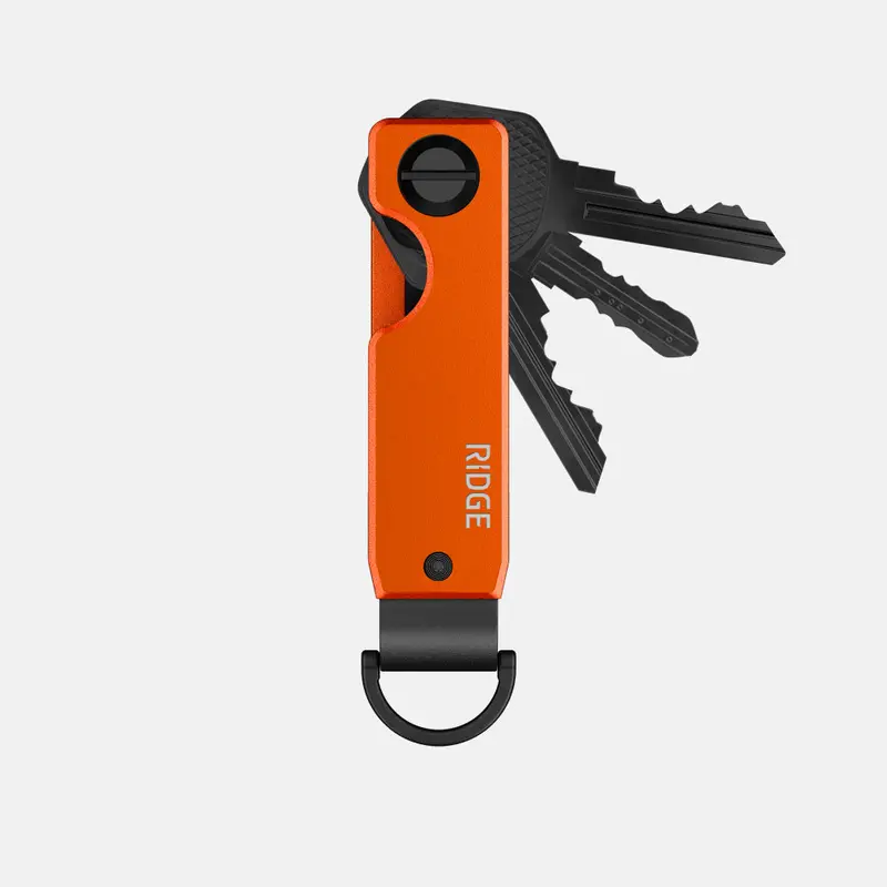 Basecamp Orange Keycase – High-Visibility Titanium Key Organizer 1