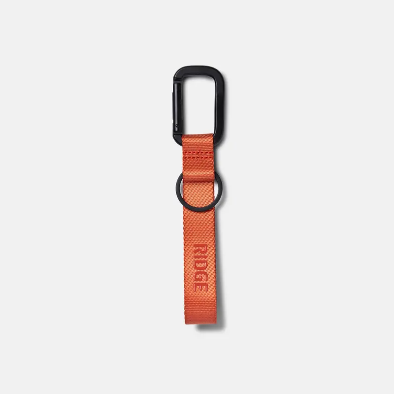 Basecamp Orange Ridge Keychain – Vibrant Finish 1