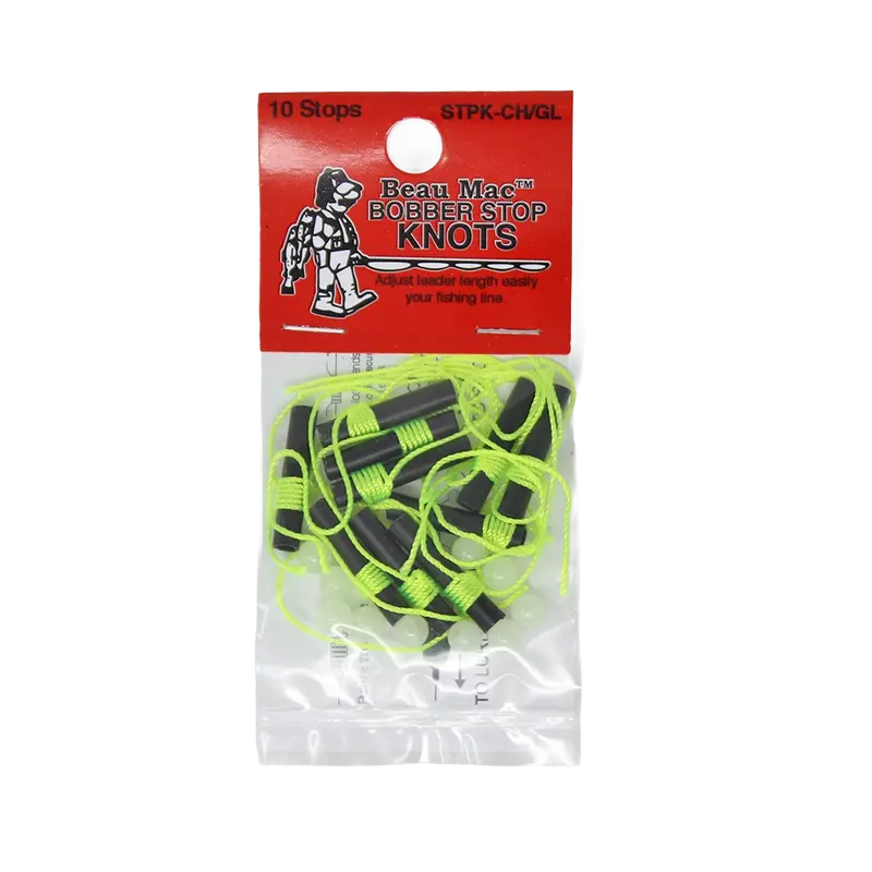 Beau Mac Adjustable Bobber Stop Knots – Easy-Tie Design 1