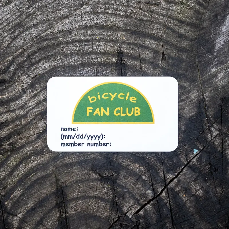 Bicycle Fan Club Official Membership Card 1