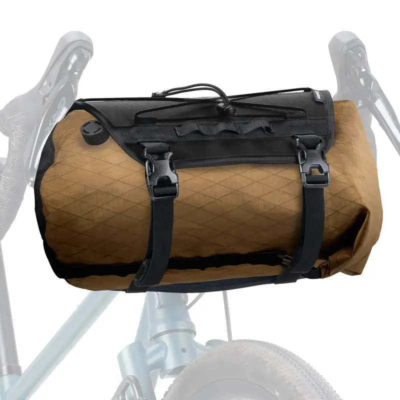 Bikepacking Front Handlebar Rack With Matching Waterproof Compression Pack 7
