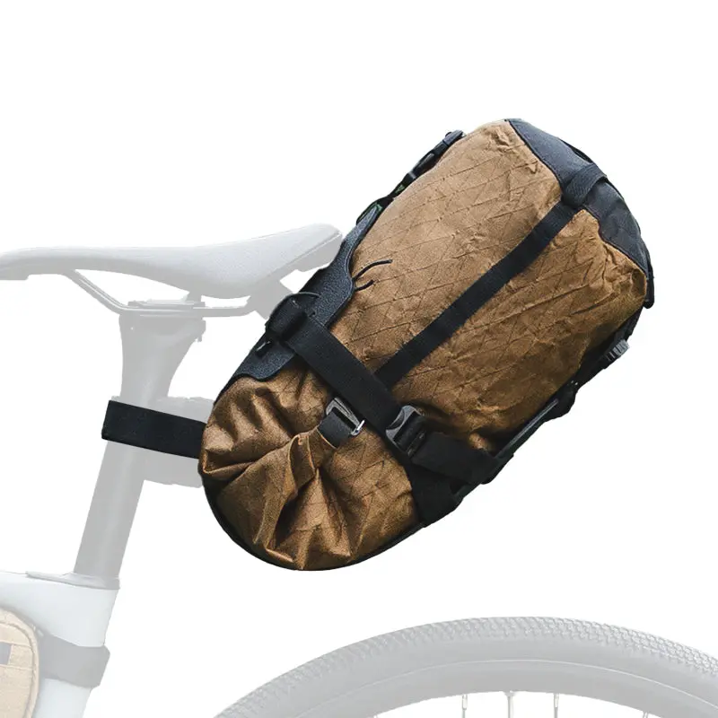 Bikepacking Rear Rack Kit With Compression Dry Bags – Weatherproof Setup 1