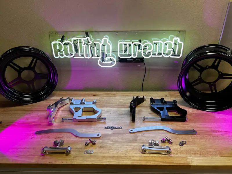 Billet Fatty Stretch Mount – Honda Ruckus (Stock Engine Configuration) 1