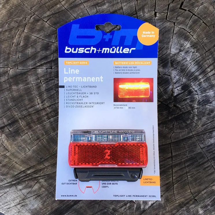 B&M Toplight Line Rear Light – Permanent Rack-Mounted Design 1