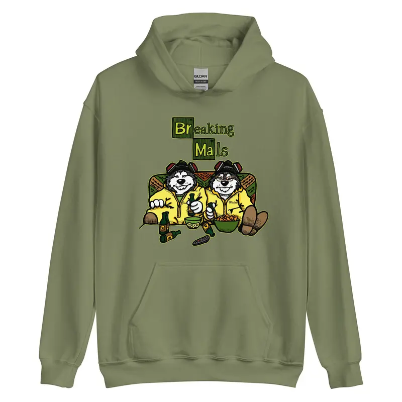 Breaking Mals Alaskan Malamute Women’S Oversized Hoodie