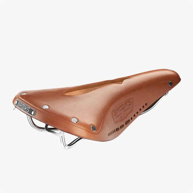Brooks B17 Carved Saddle – Handcrafted Leather Touring Saddle With Central Relief Channel 1