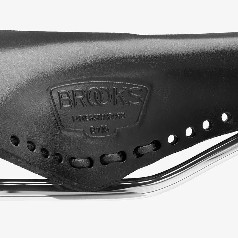 Brooks B17S Carved Saddle – Short-Profile, Ergonomically Sculpted Black Leather 1