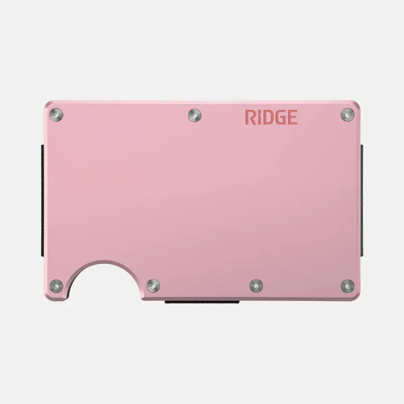 Bubblegum Pink Ridge Wallet – Playful Vibrancy 1