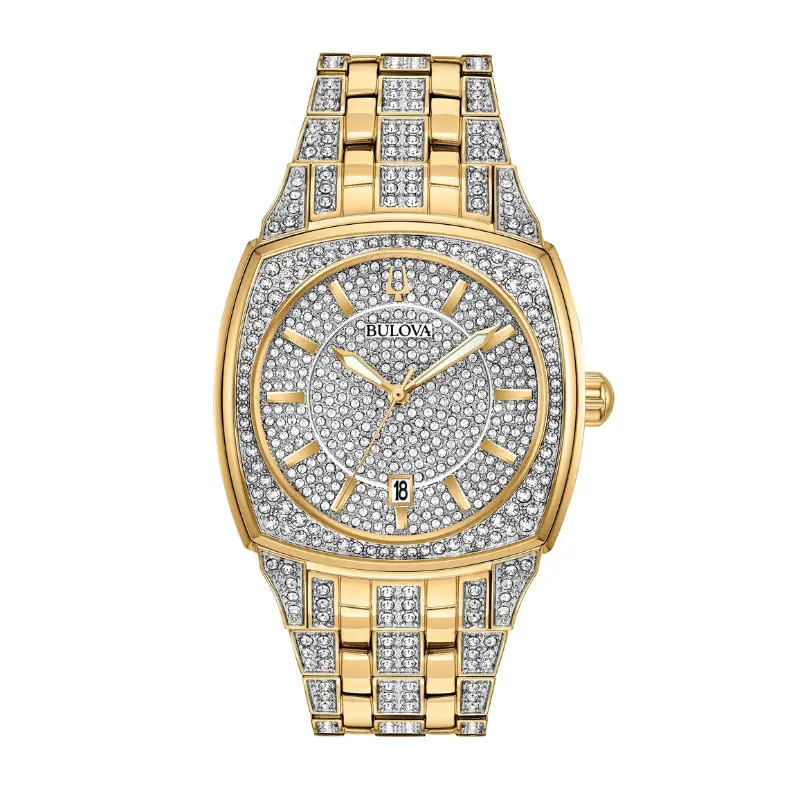Bulova Phantom Men'S Watch — Gold-Tone Case, Mineral Crystal Face 1