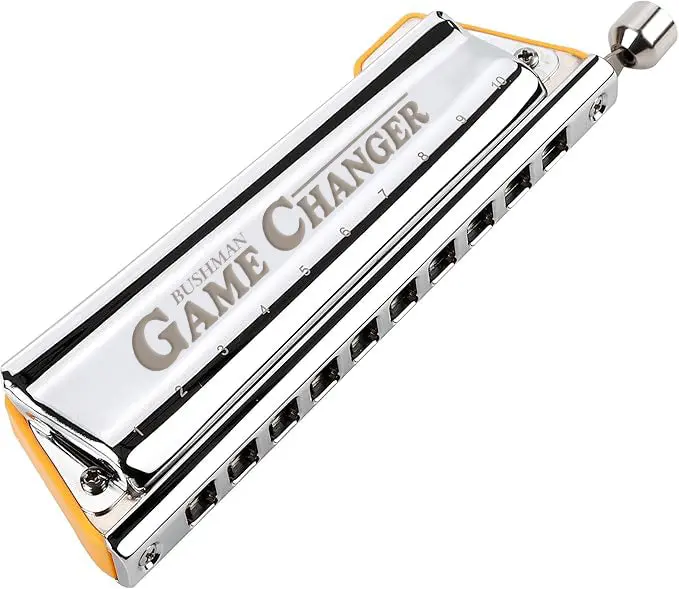 Bushman Game Changer Diatonic Harmonica – 10-Hole With Slide, Solo Tuning | Free Us Shipping 1