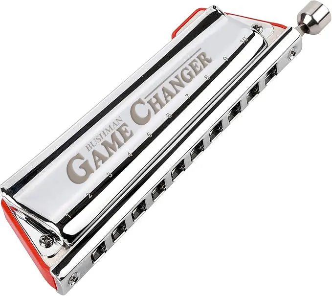 Bushman Game Changer Diatonic Harmonica With Slide & Pop Tuning – Free Usa Shipping 1
