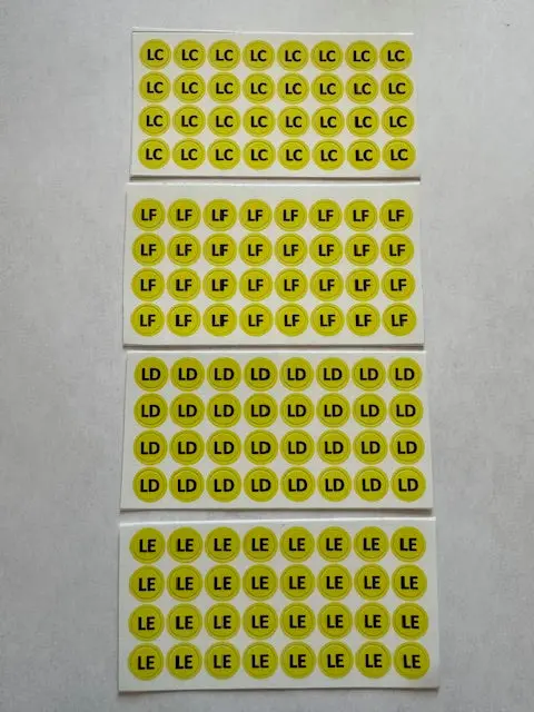 Bushman Low-Profile 3/8-Inch Harmonica Key Labels – Free Shipping In Usa 1