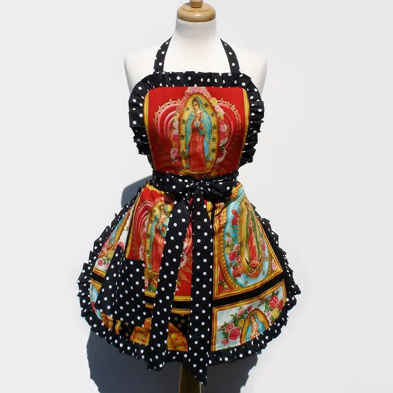 "Butter Me Up" Our Lady Of Guadalupe Baking Apron 1