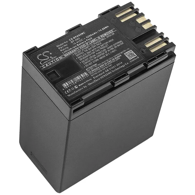 Canon Bp-A60 Camera Battery – 5200Mah High-Performance Replacement 1