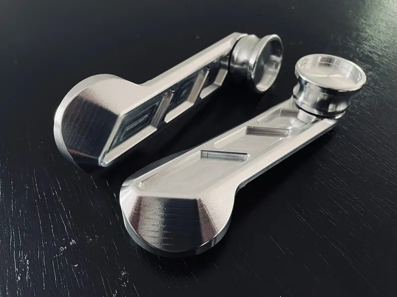 Cnc Billet Window Crank Set For Honda Acty 1