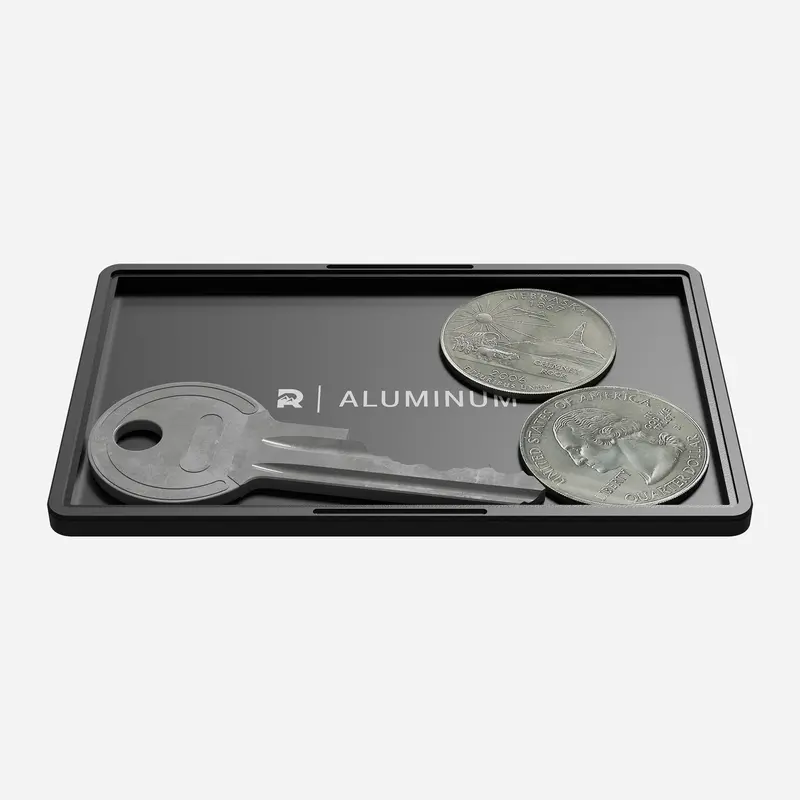 Compact Coin Tray – Matte Black Finish 1