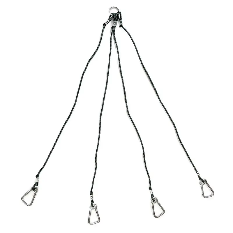 Crab Or Shrimp Trap Harness – 36-Inch 4-Arm Rig With 4" Heavy-Duty Snaps 1